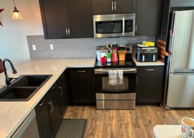 Accent Countertops old grey counters with grey backsplash